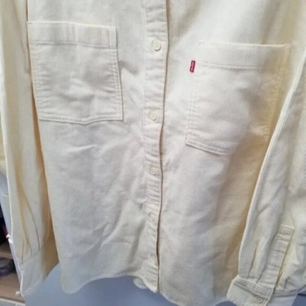 Levi's Elliot Utility Jacket Corduroy Yellow XL - Picture 13 of 15
